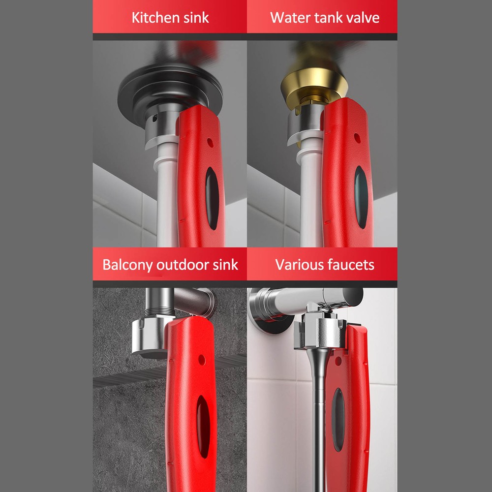 Universal Adjustable Bathroom Wrench Open End Tool Multifunction Repair Spanner