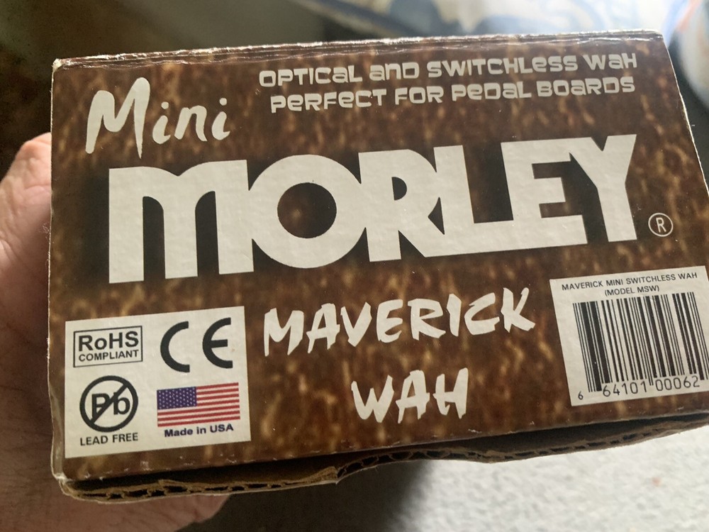 BOX ONLY- Morley Maverick Wah Guitar Effects Pedal Empty Packaging