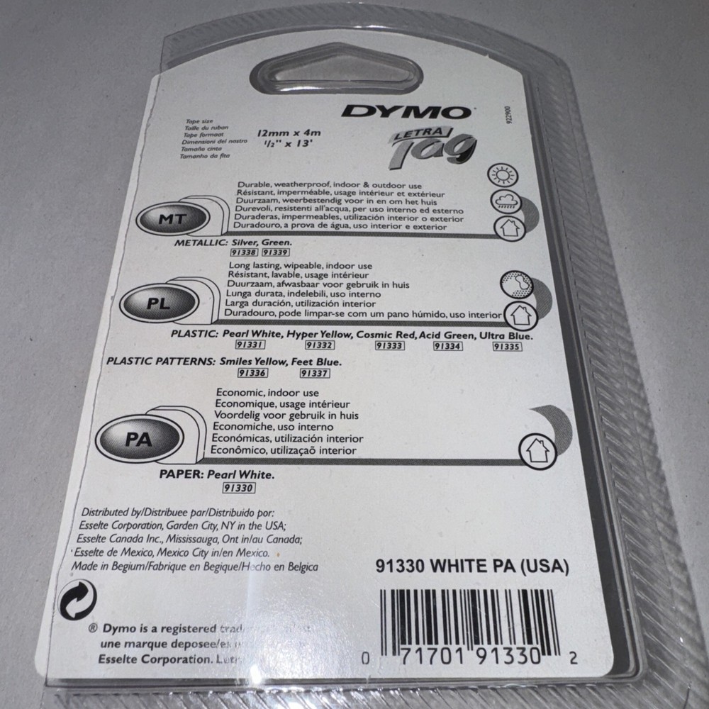 Dymo Letra Hand Held Digital Screen Tag Label Maker5 Sealed Refills WORKING