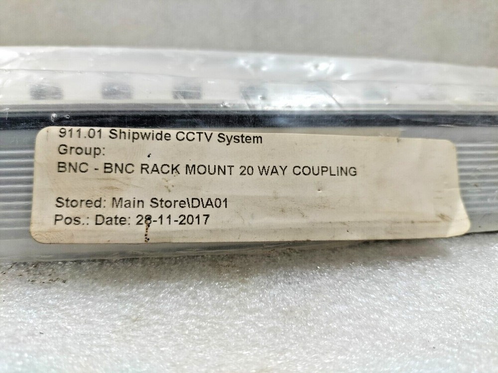 PELCO BNC-BNC RACK MOUNT 20 COUPLING PANEL