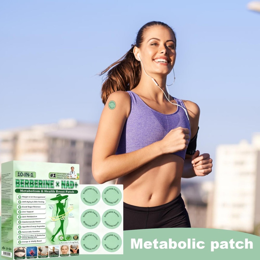 GLORENDA Berberine Mullti-Pathway Metabolic Patch, GLORENDA Patch