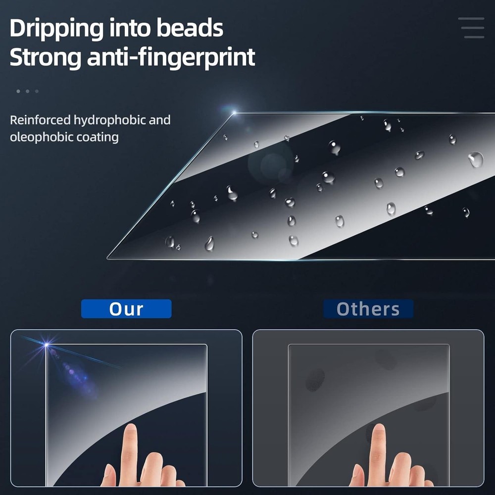 2 Pack 9H Tempered Glass Screen Protector for Steam Deck - Ultra Thin & Water...