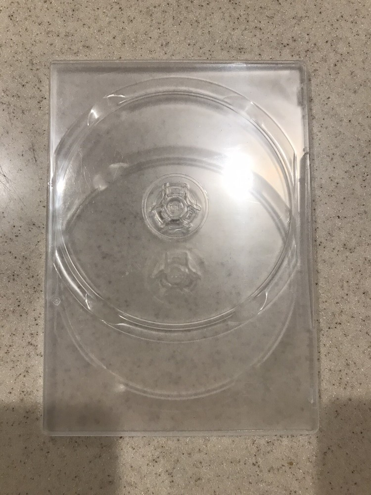 Maxtek Clear Slim 2 Disc CD/DVD/Blu-Ray Case