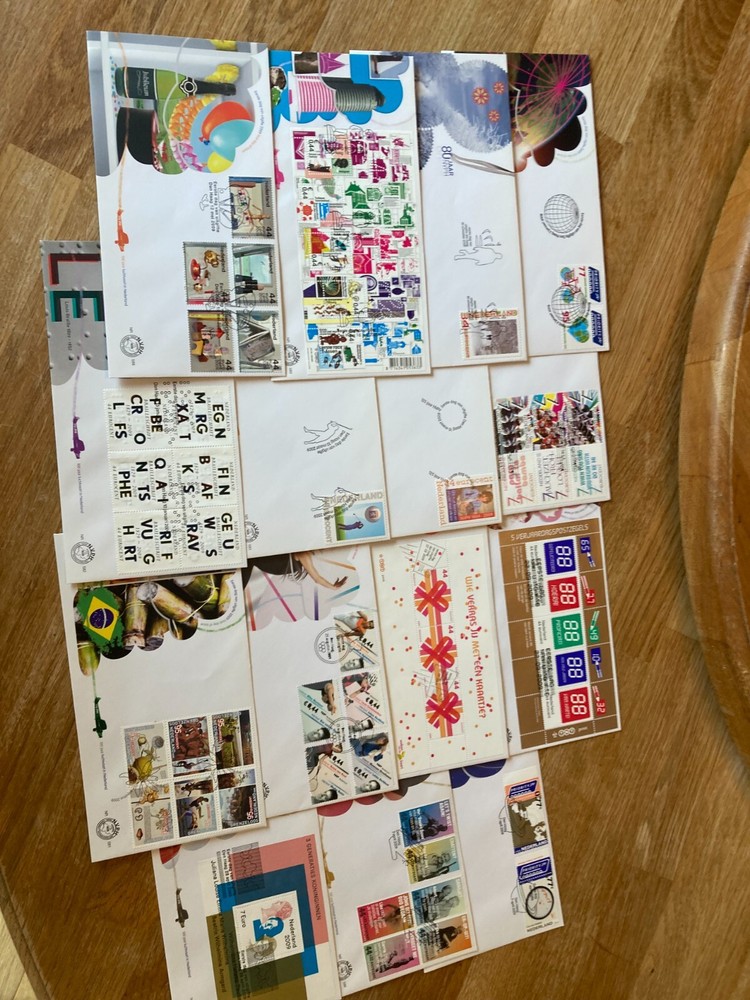 Netherlands 15  FDC covers between E580-594 HIGH cat value