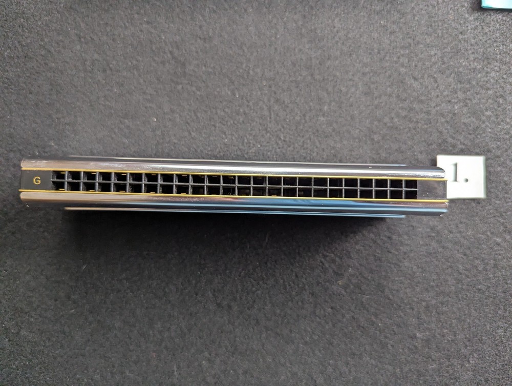 Swan Hohner Harmonica 24/28 two sided G/C plastic comb 96 notes