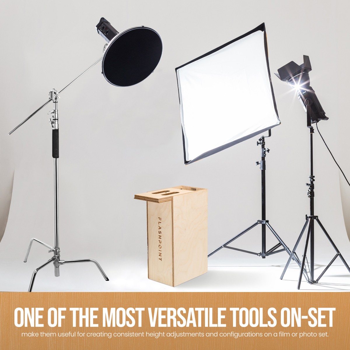 Flashpoint Nested Apple Box 4-in-1 Photography Set