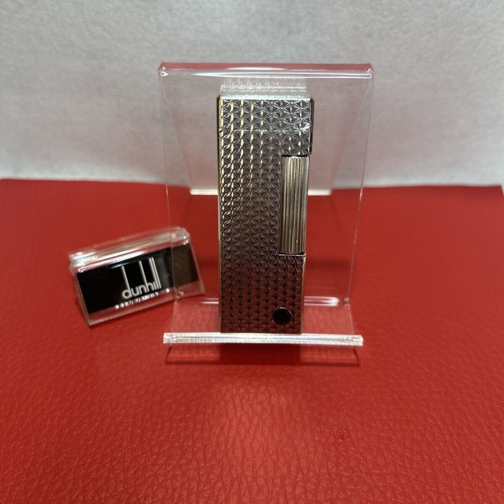 Overhauled Dunhill Rollagas lighter Silver d mark without box