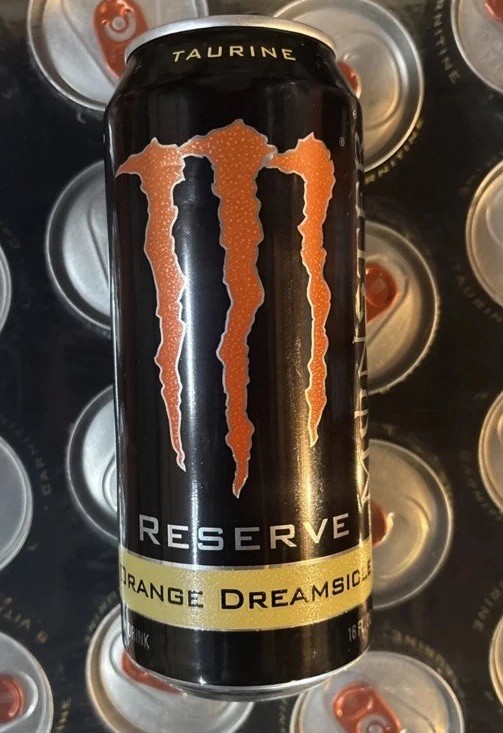 Monster Energy Reserve Orange Dreamsicle, 16 Oz, Pack Of 12 Discontinued Design