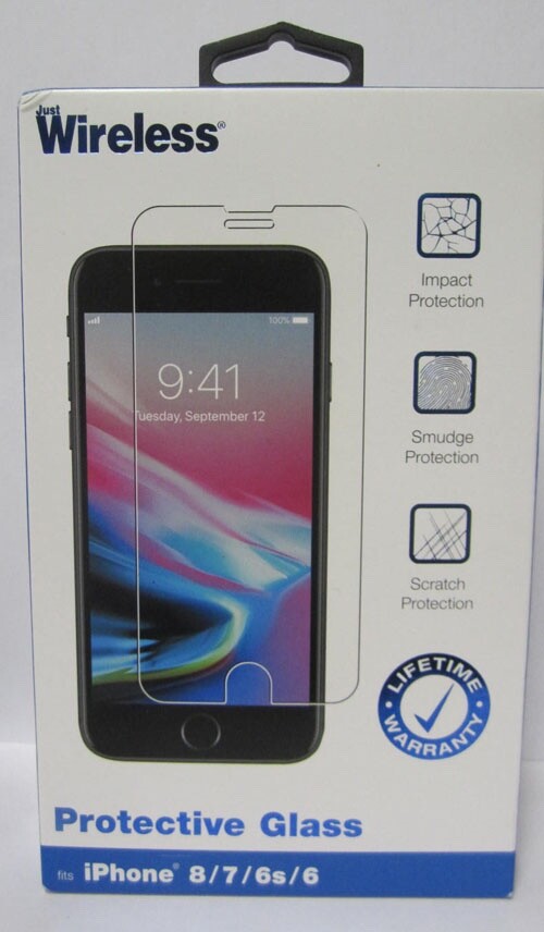 Just Wireless iPhone 8, 7, 6s. 6  Protective Glass