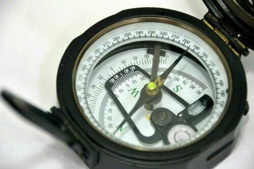 Geological Brunton Compass With Leather Case