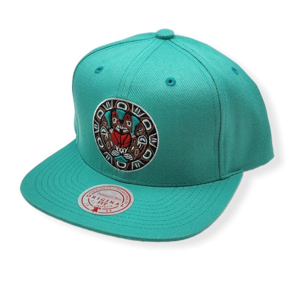 Mitchell & Ness Memphis Grizzlies Core Basic HWC Teal Adjustable Snapback Hat