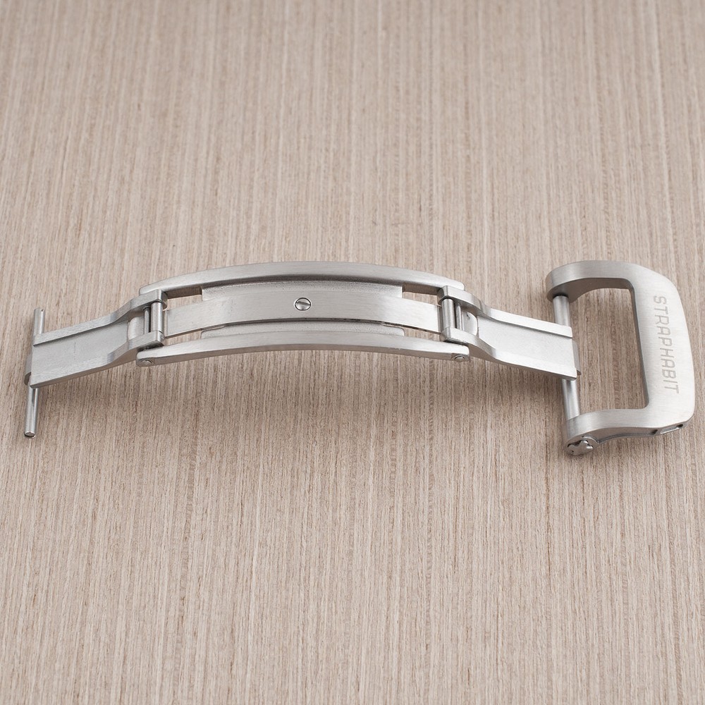 Spring Deployant Watch Buckle Clasp Leaf Deployment Silver Black Butterfly safe