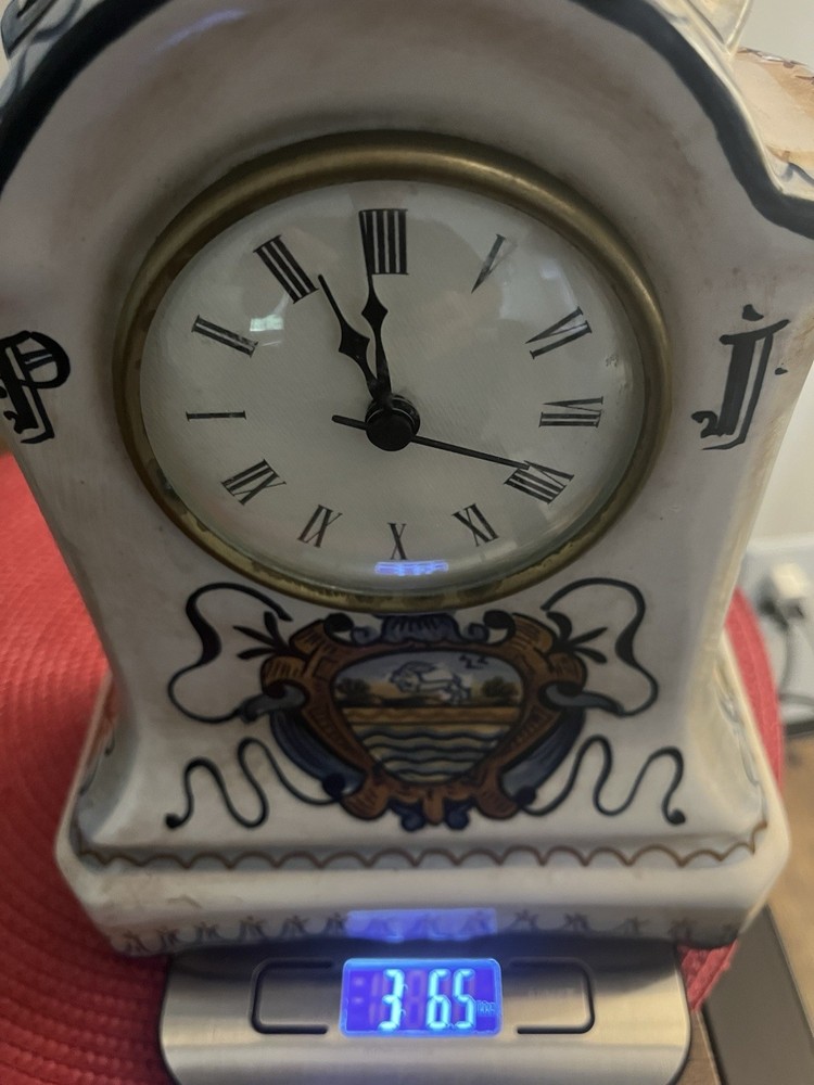italian porcelain clock