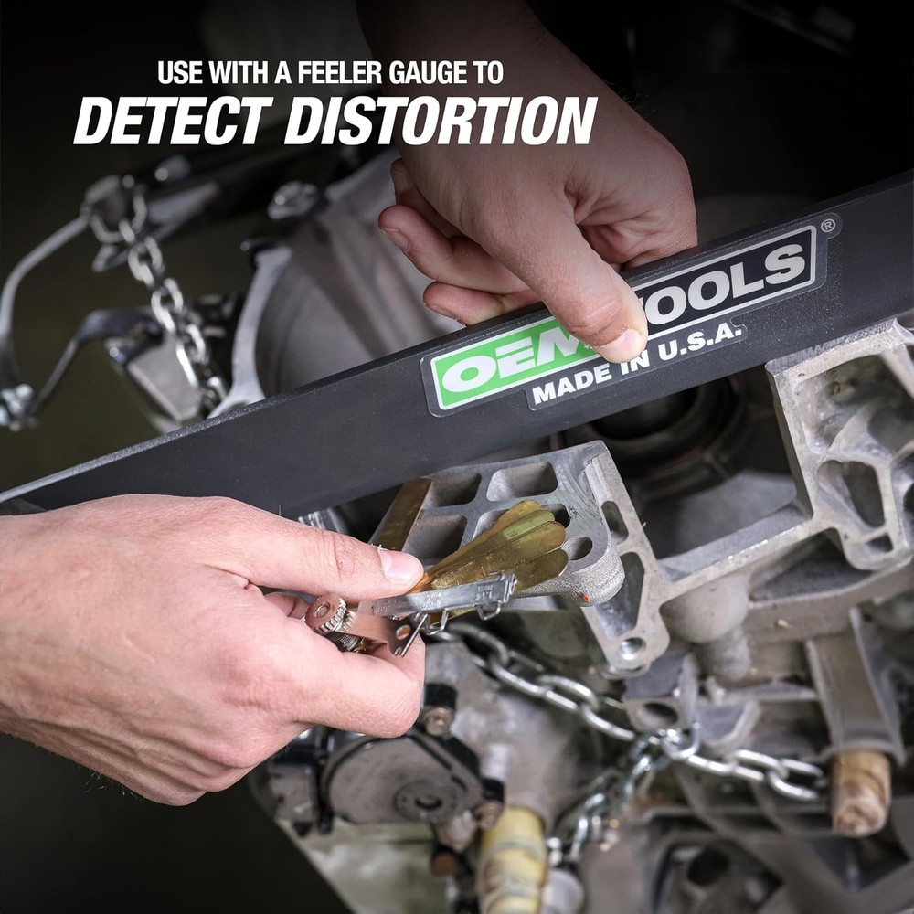 Straight Edge Ruler Engine Block Cylinder Head Inspection Guide Layout Tool 24"