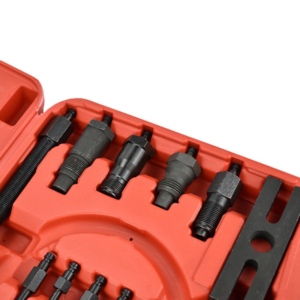 17 Pieces Diesel Engine Cylinder Compression Tester Tool Car Compressor Tester