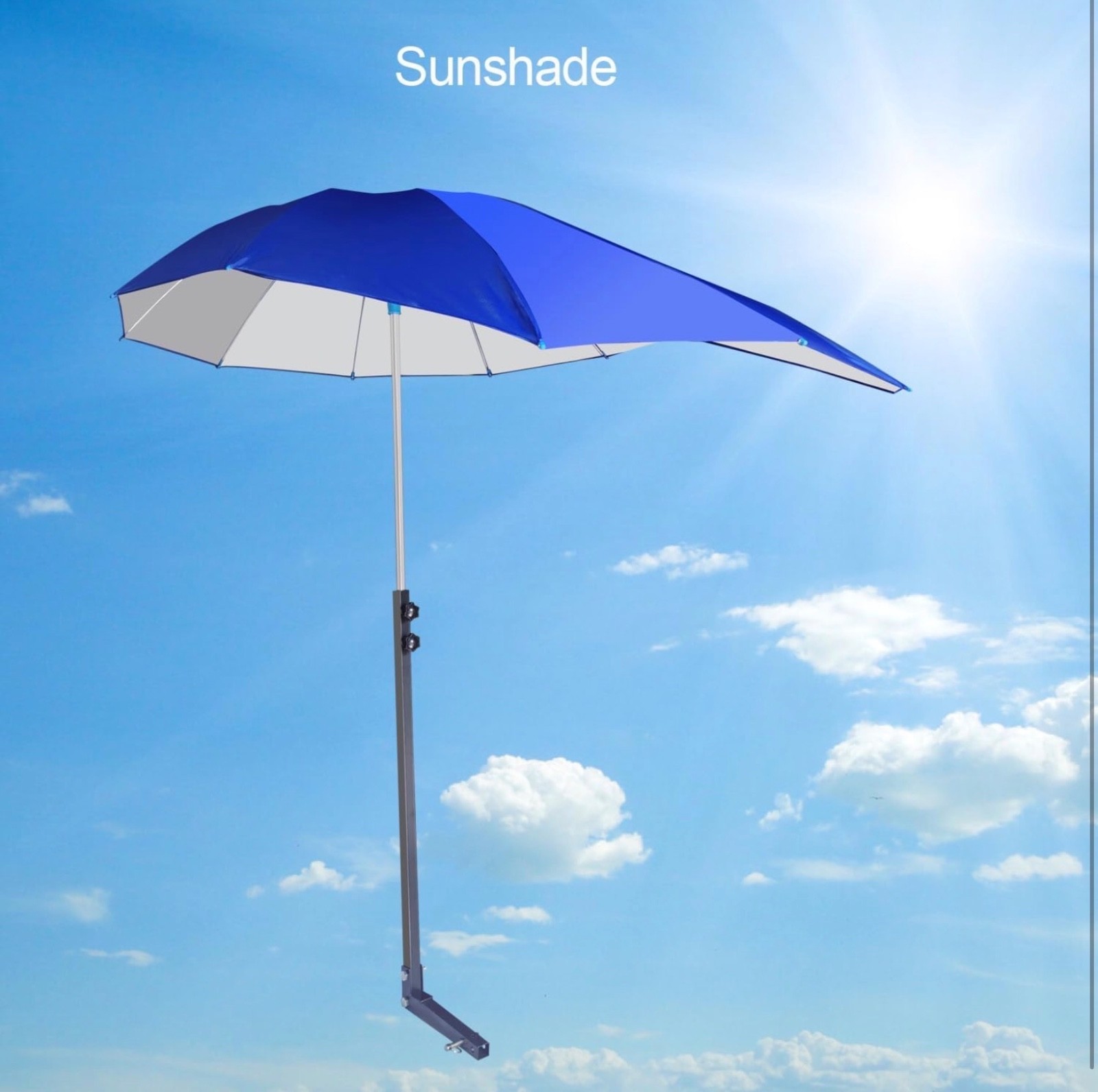 CC LOT Sun Shade Canopy for Mobility Scooters Rain Convertible Top Accessory Sun