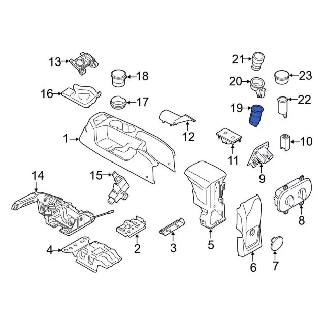 Genuine Ford Socket 9T1Z-15055-A