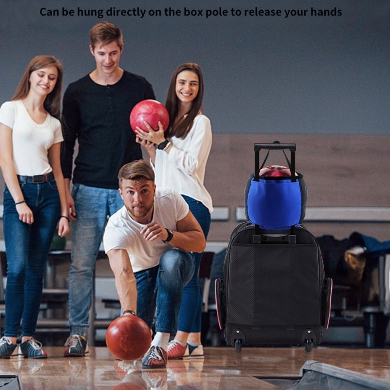 Oxfords Fabric Bowling Storage Case Handle Convenient Transportation