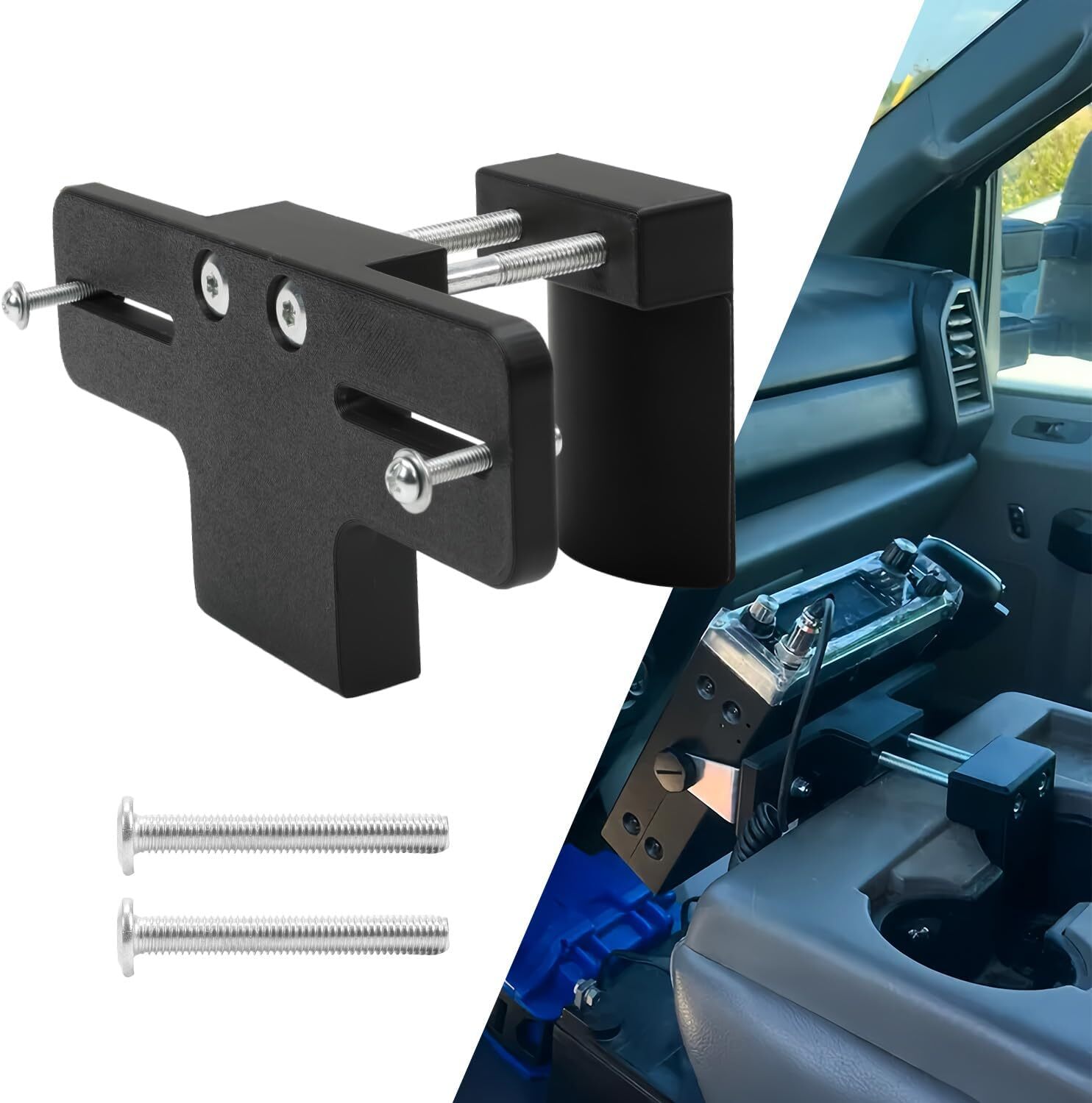 Upgrade Cup Holder RadioMount-Clamping Mount,CB Radio Mounting Brackets