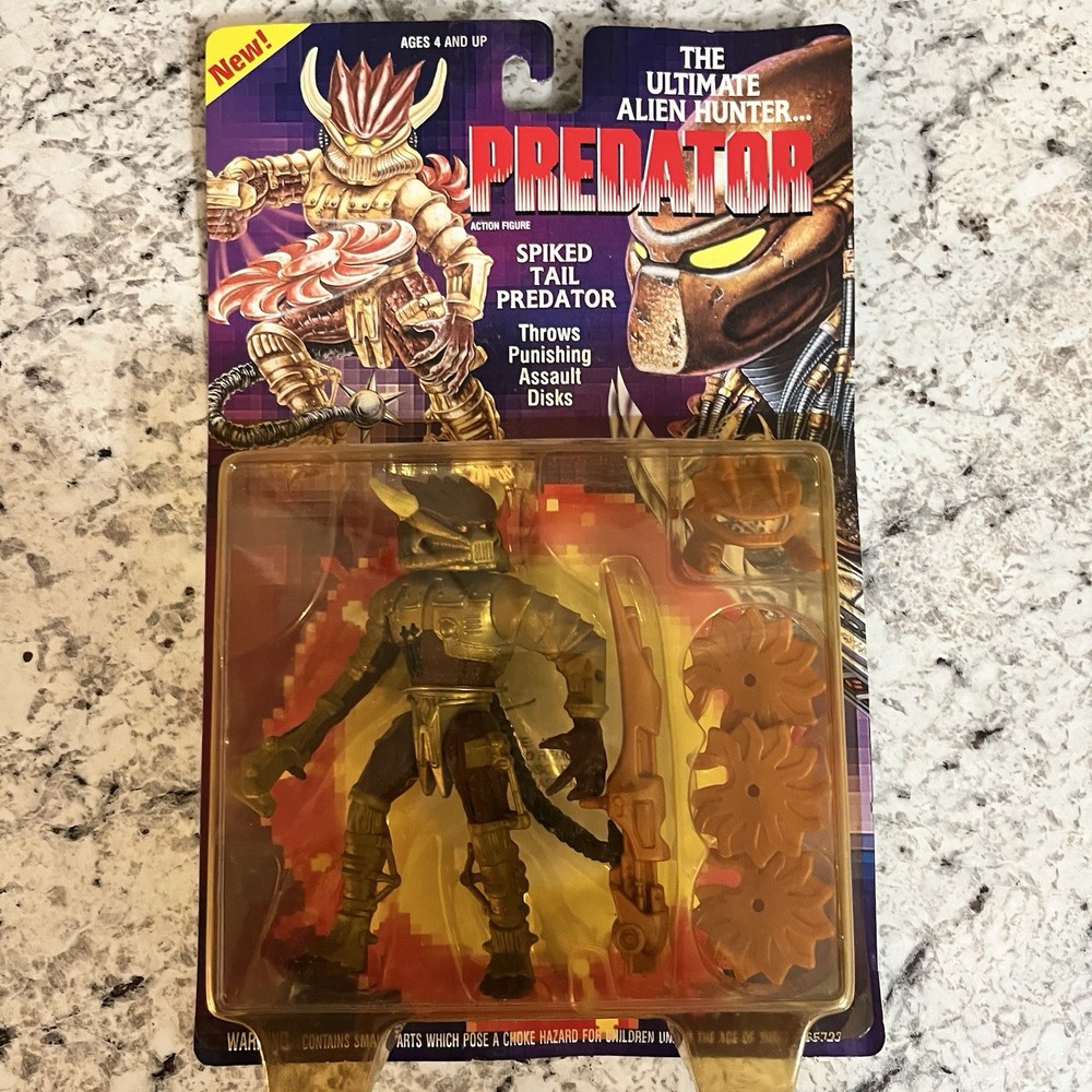 Predator Action Figure Spiked Tail Predator Kenner Assault Disks