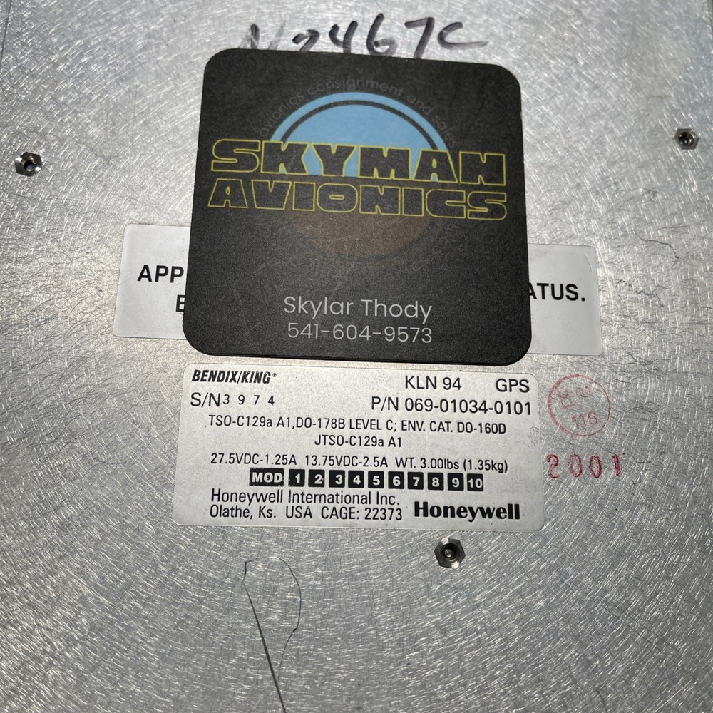 Bendix King KLN 94 Color GPS