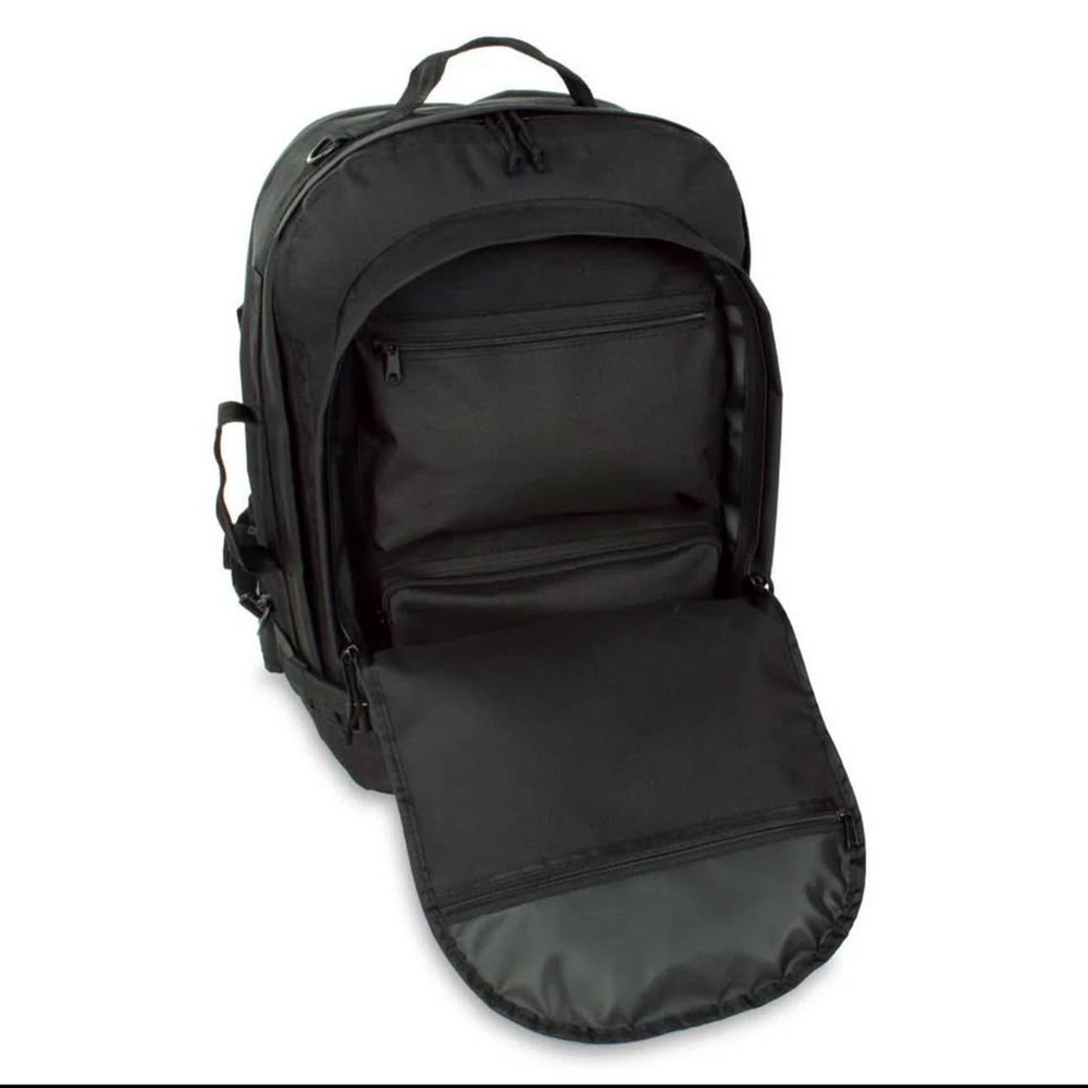 Tactical Backpack Black MOLLE Bugout Travel Camping EDC Pack