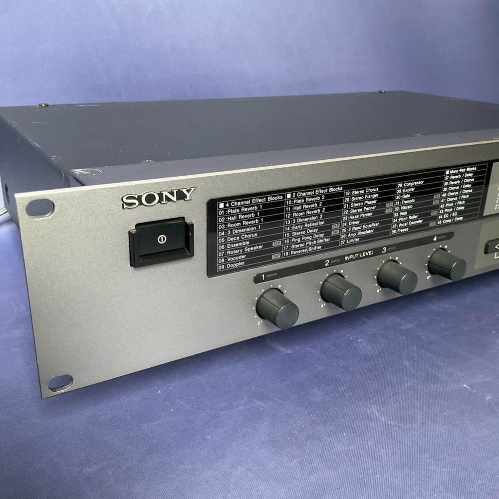 SONY DPS-V55 Rackmount Audio Multi-Effect Signal Processor Silver Sound Music