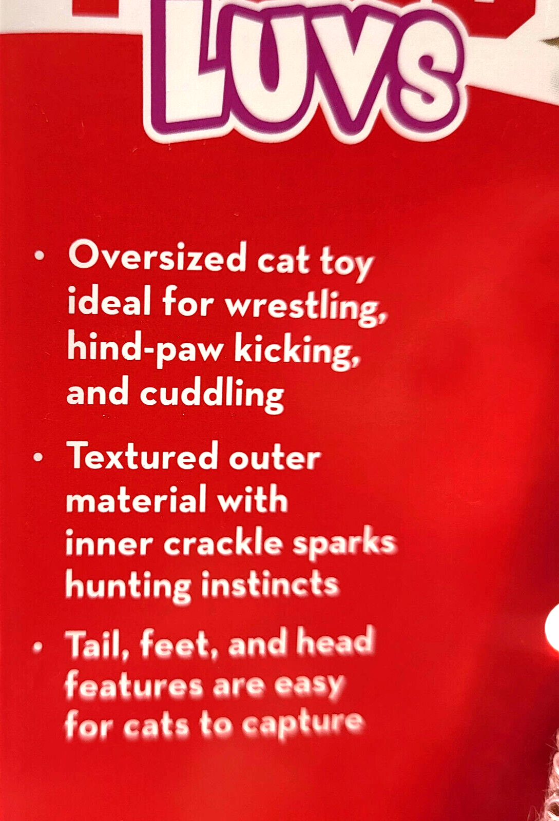 Kong Luvs Mouse Soft Crackling Interactive Catnip Cat Toy 7"