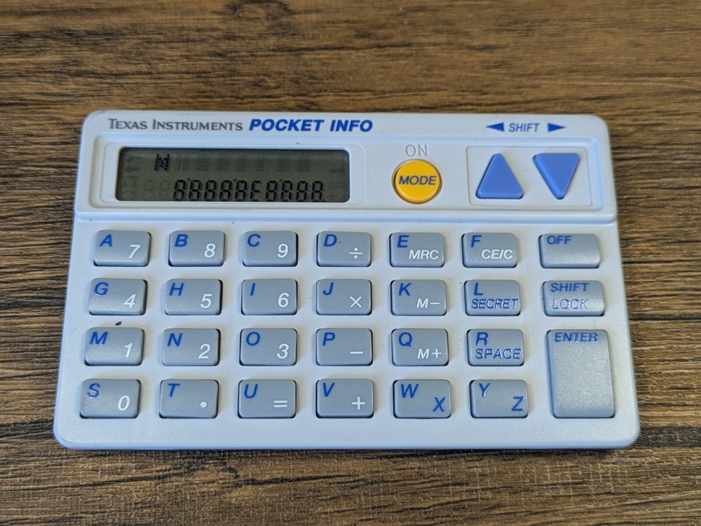 CR2016 - Texas Instruments Pocket Info I-0391, Display Issue*