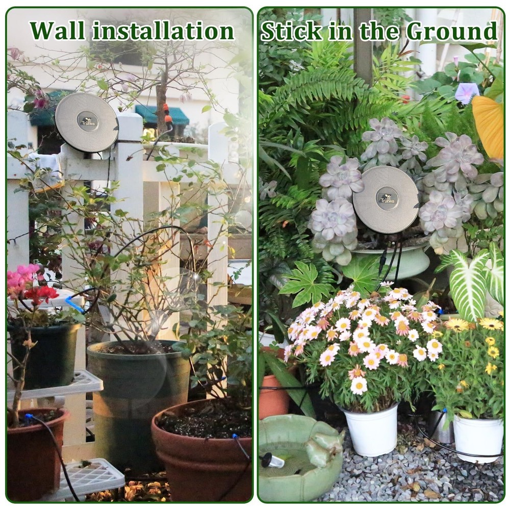 Solar Automatic Irrigation System , Drip Irrigation Kit for Outdoor/Indoor Decor