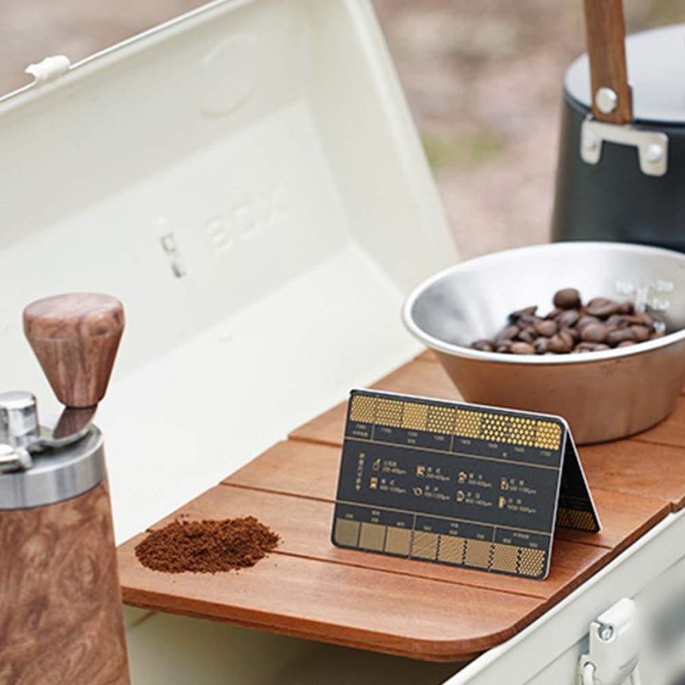 Compact Coffee Grind Measuring Ruler Tool for Flavorful Brewing Experience