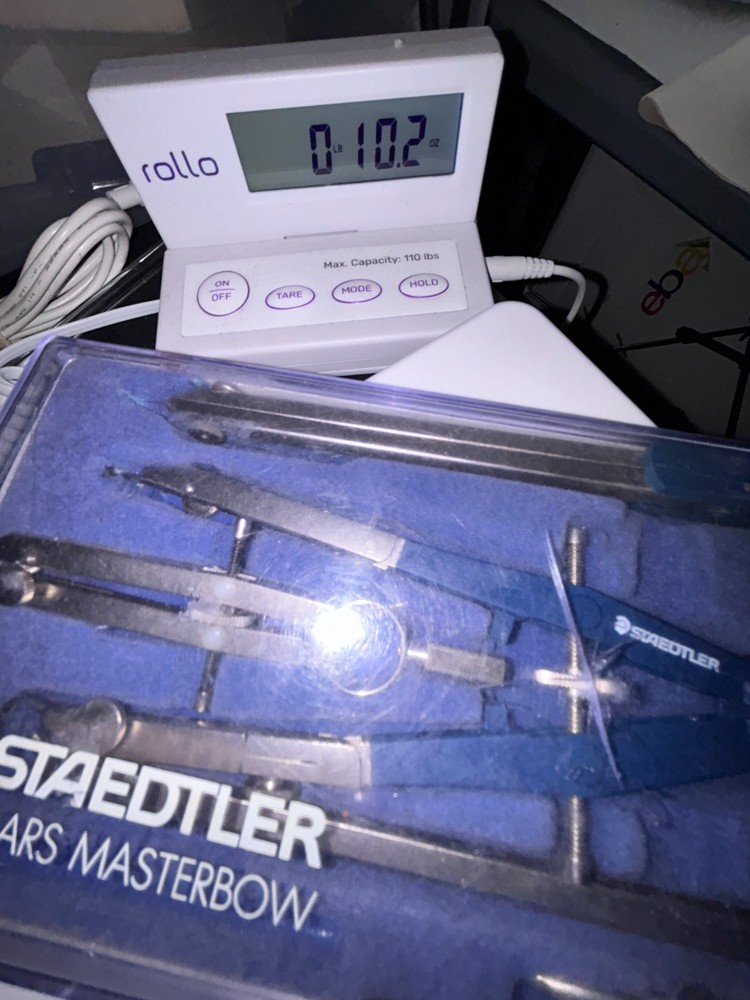 6-Piece Staedtler Mars Superbow Compass Set Germany Drafting Tools Vintage NOTE