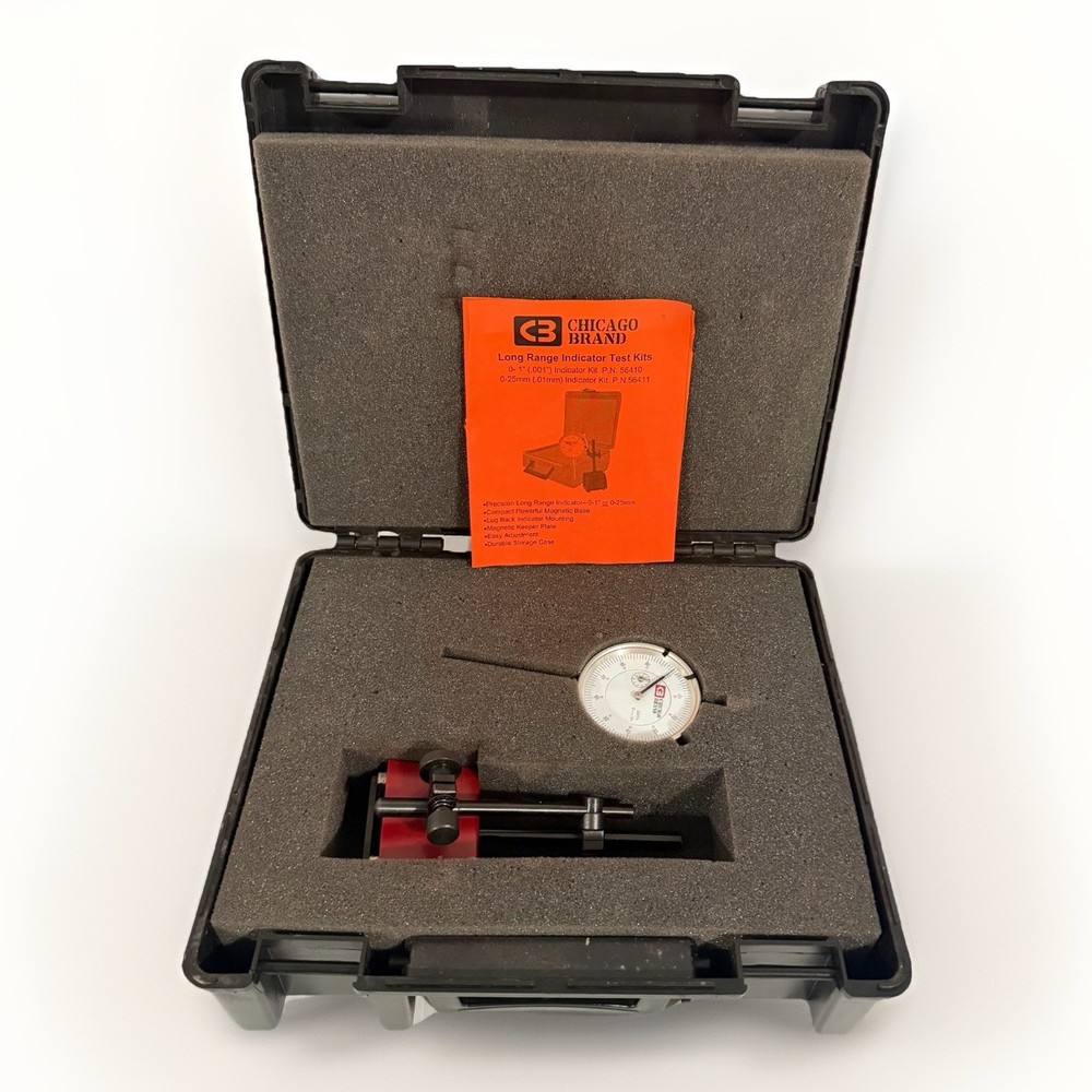 Chicago Brand Industrial Long-Range Indicator Kit 56410