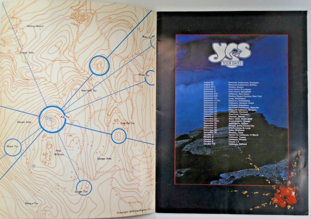 Yes Tourmato 1978 Program