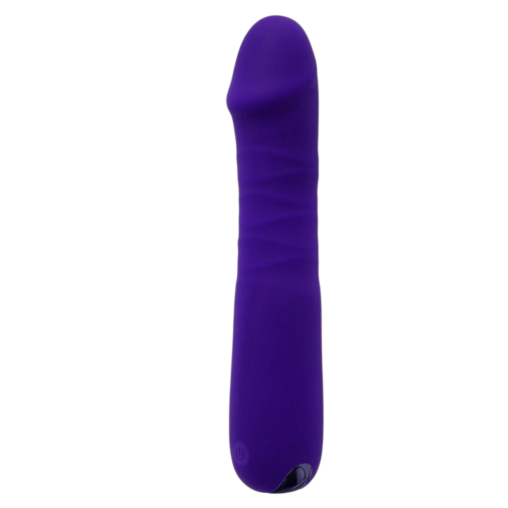 Rechargeable Silicone Thrusting Vibrator Powerful Stimulator G-spot Massager