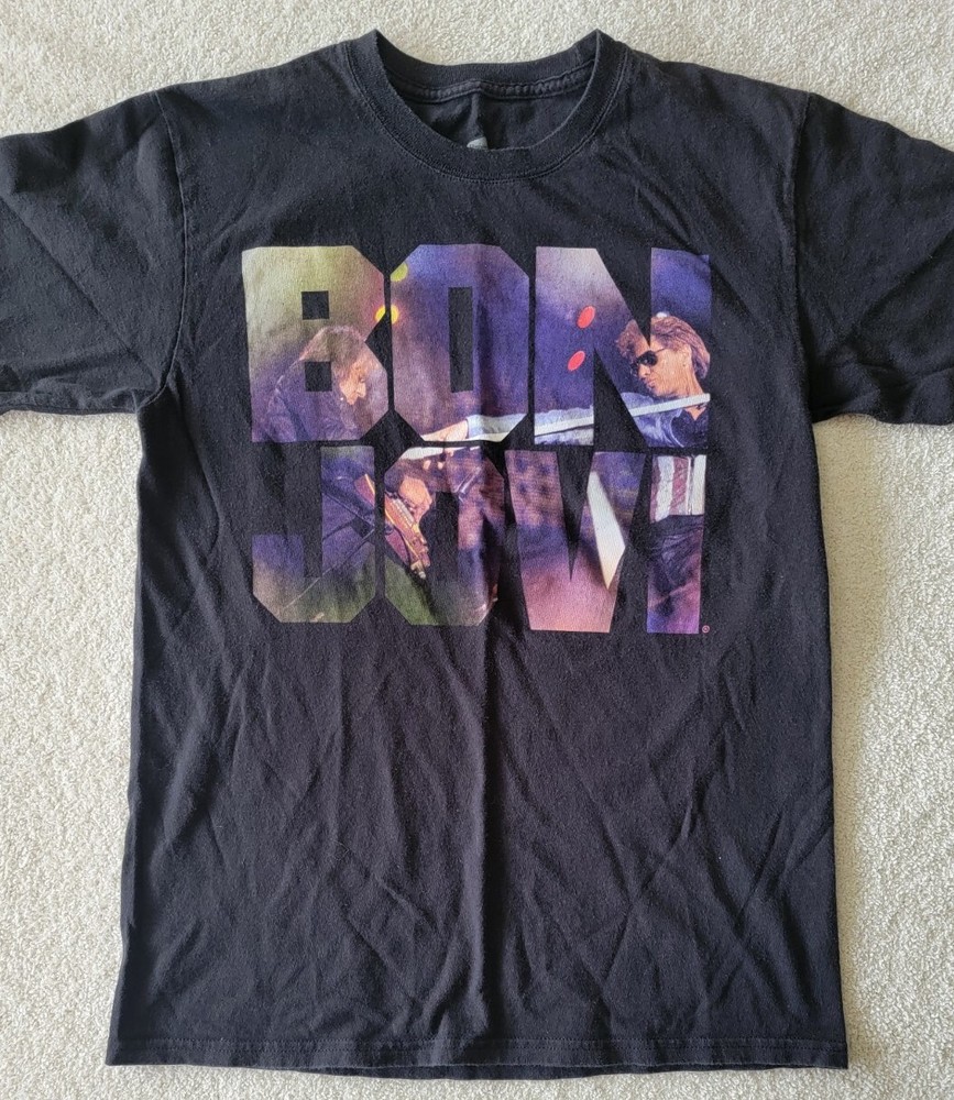 Vintage 2013 Bon Jovi Because We Can Tour T-Shirt Size Small