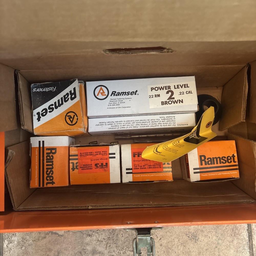 RAMSET Fastening Tool 4150 RM Piston Type, w/ side loader Many Tubes Deep Box
