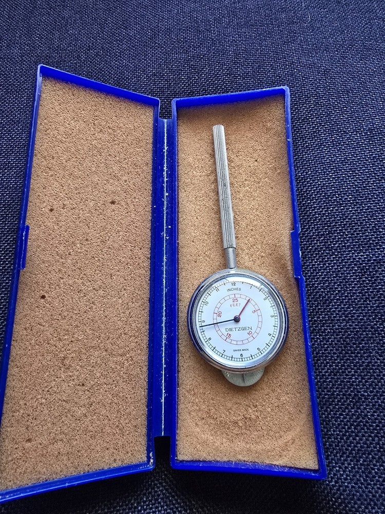 Dietzgen Vintage Swiss Map Measuring Meter