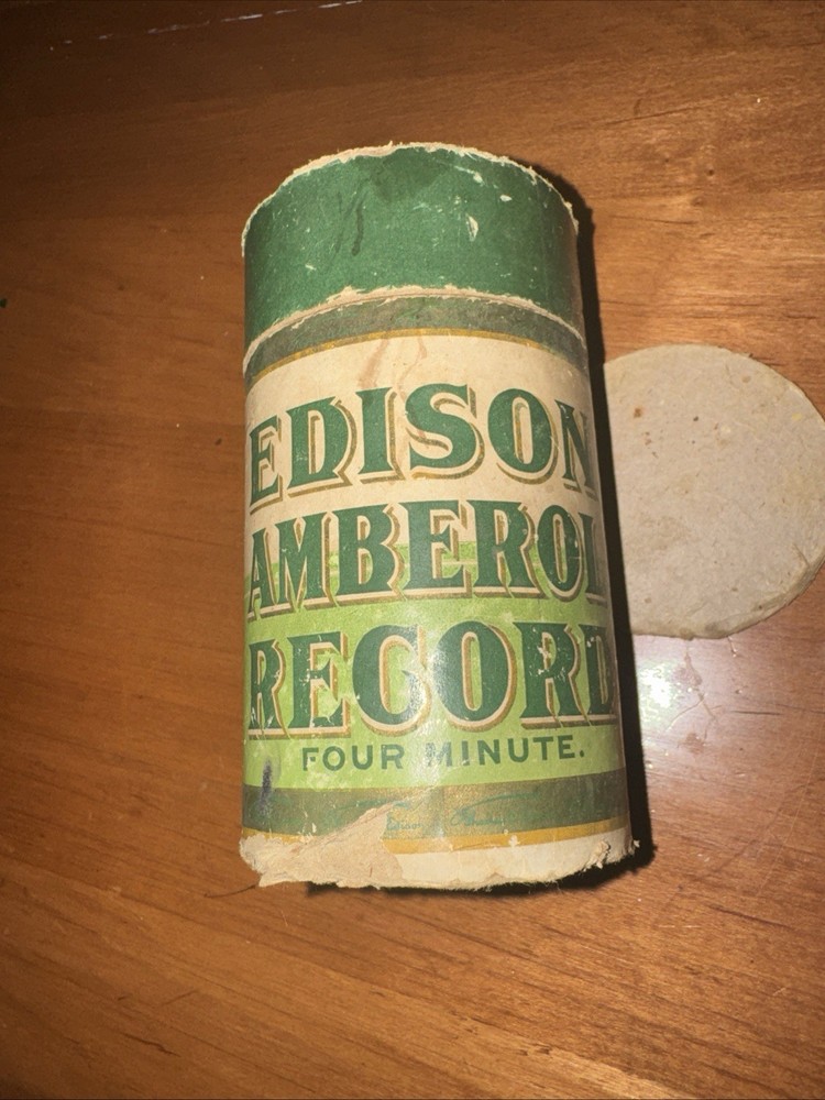 Vintage Edison Blank Phonograph Empty Record Cylinder
