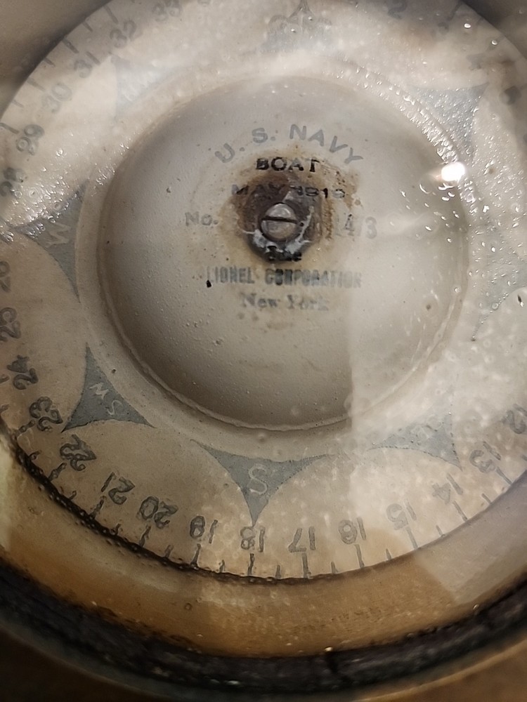 U.S. NAVY COMPASS NAUTICAL TREASURE