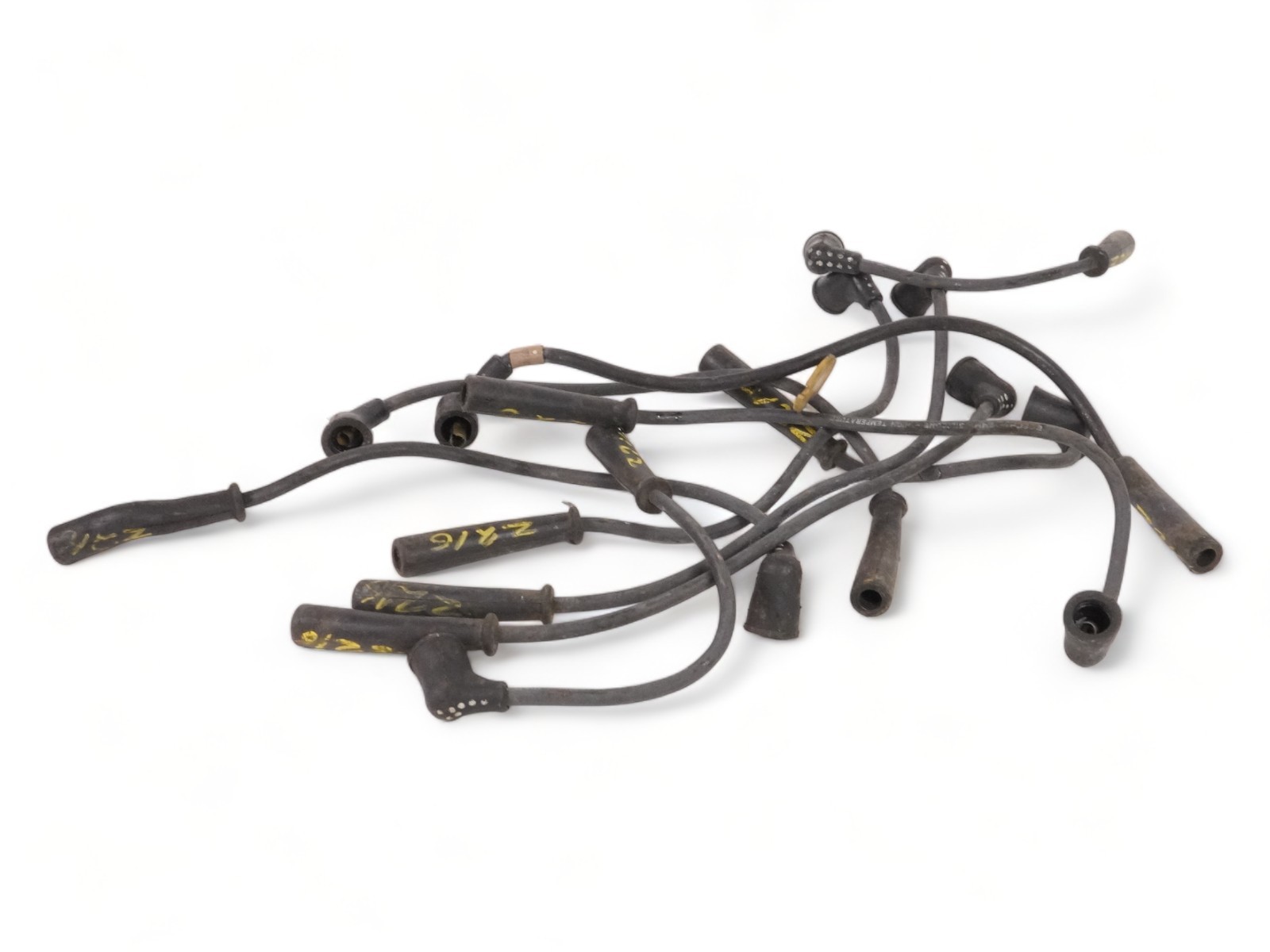 84-87 Jaguar Xjs He Spark Plug Wire Engine Compartment Electric Set Of 10 Oem