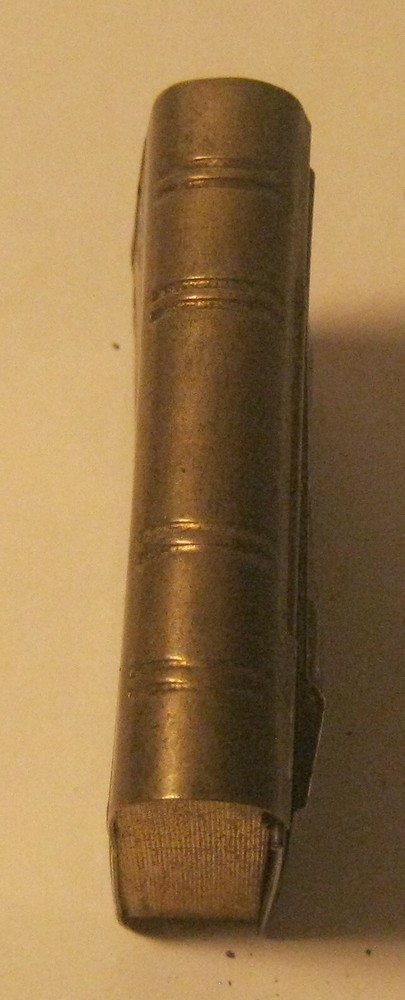 Mid Century Solid Brass POPE JOHN XXIII Rosary Bead Mini Box EXCELLENT!!!