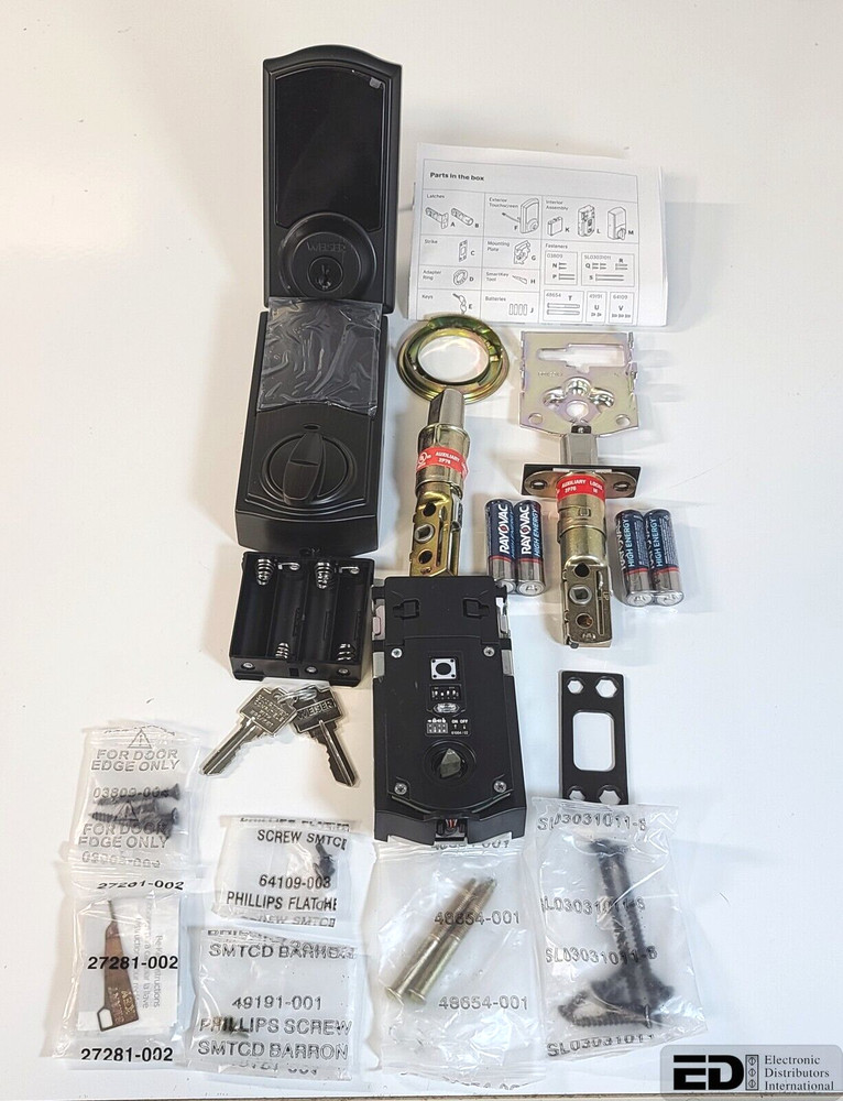 Weiser SmartCode 10 Venetian Bronze Touchscreen Electronic Deadbolt Zigbee