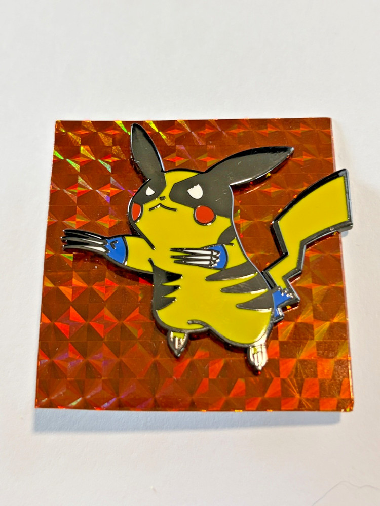 Raid71 POKEMON WOLVERINE MASHUP SIGNED Enamel Pin