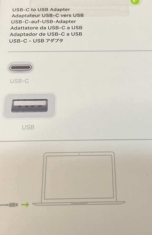 Apple USB-C to USB Adapter for Mac/iPad