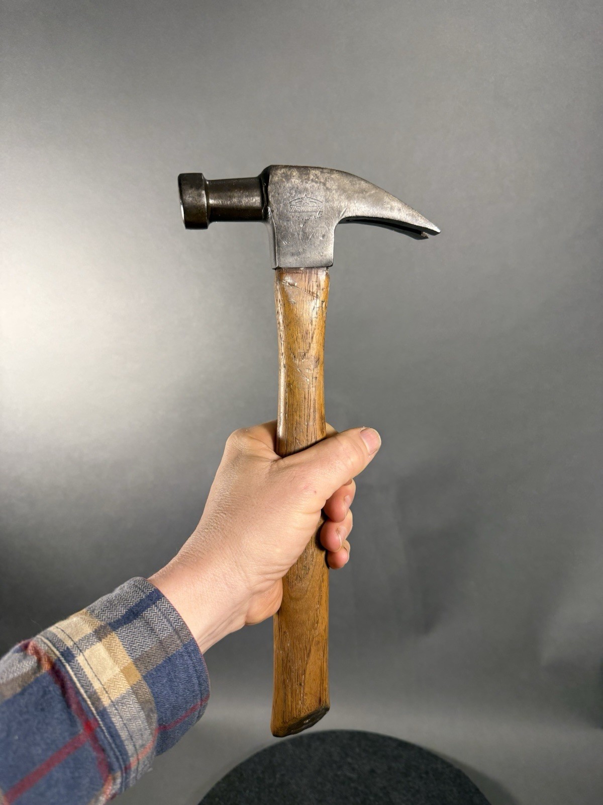 ZENITH MARSHALL WELLS Straight Claw Bell Faced Hammer. Attractive Condition.