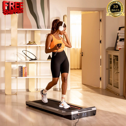 Walking Pad Treadmill Foldable Slim Quiet Compact with LED Display New