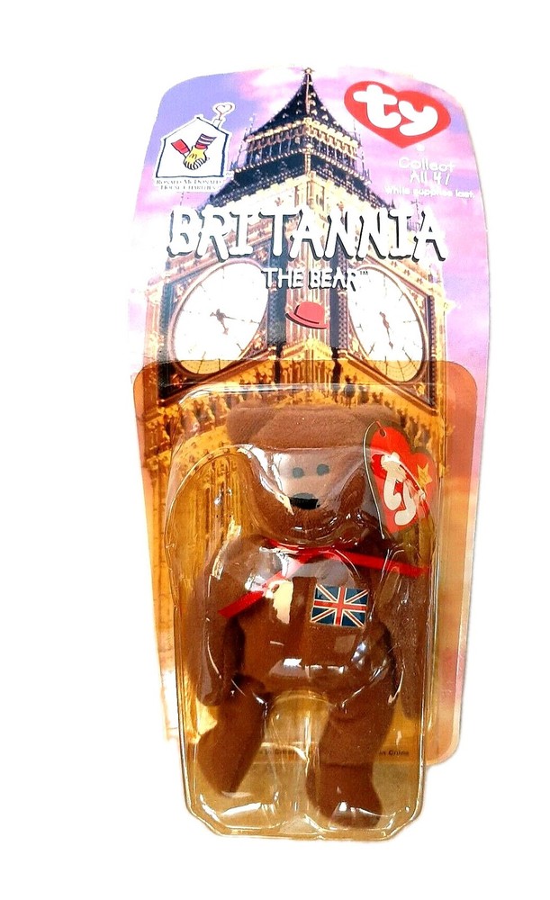 TY Britannia the Bear in sealed pack