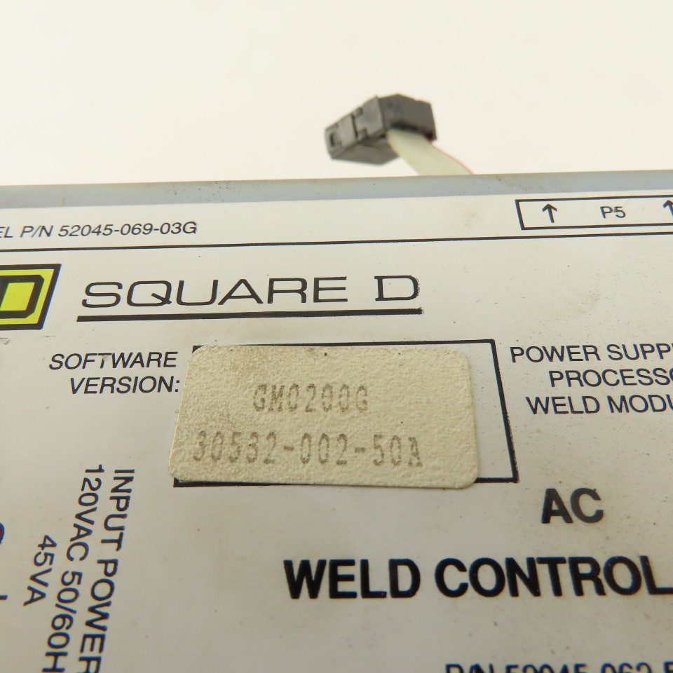 Square D 30532-002-50A Software Version GM0200G AC Weld Control