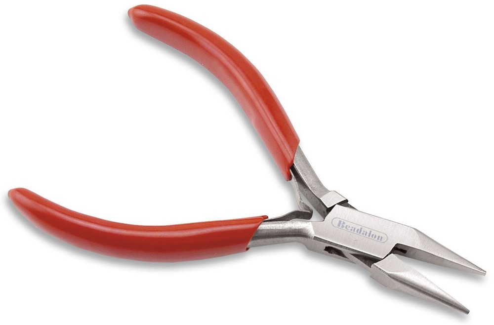 Red Handle Chain Nose Pliers, Econo